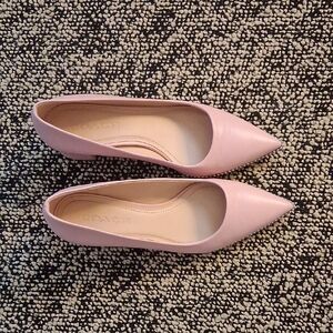 Coach Women's Light Pink Pointed Flats